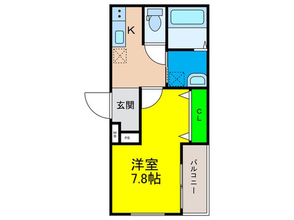 ハピネス高師浜の物件間取画像